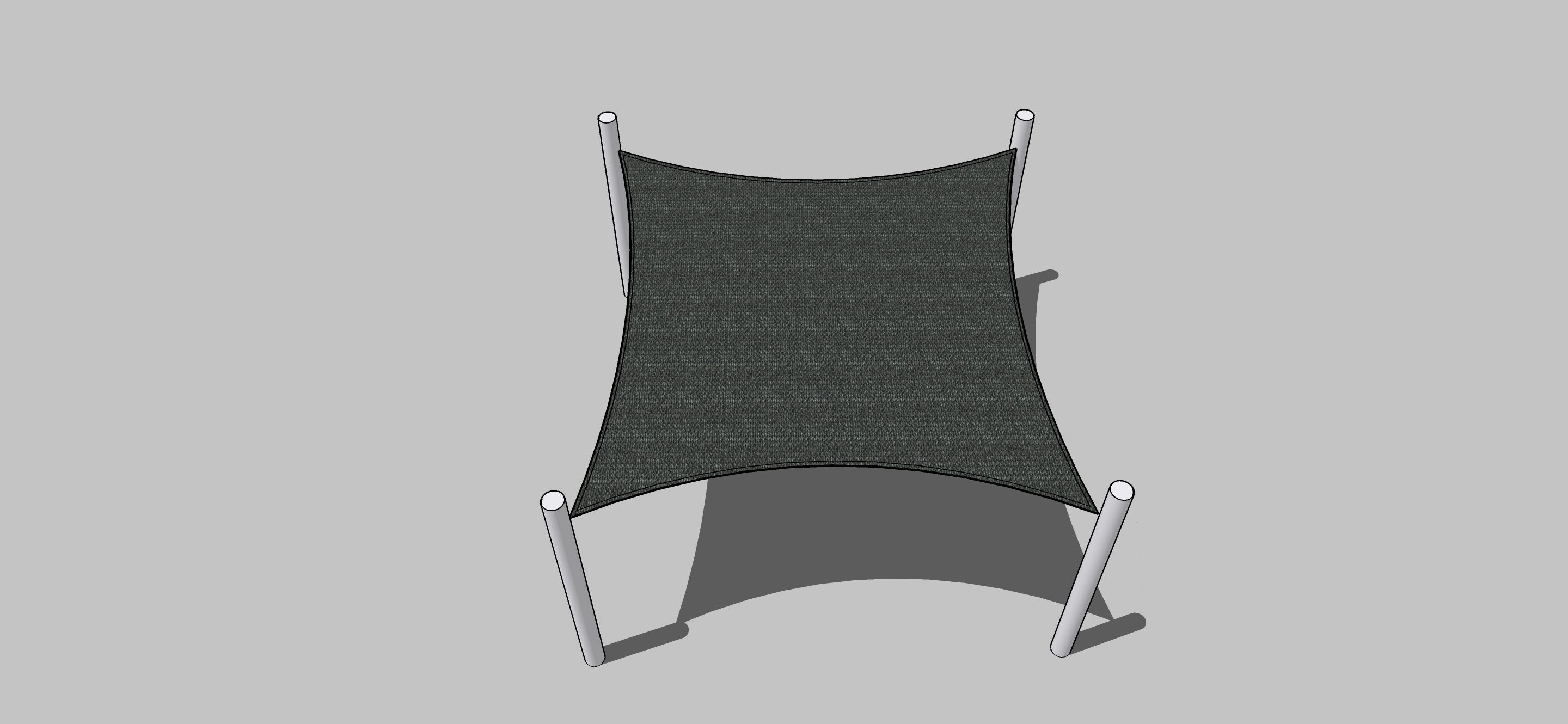 SQUARE Shade Sail 6m x 6m DIY Cyprus Shade & Sails