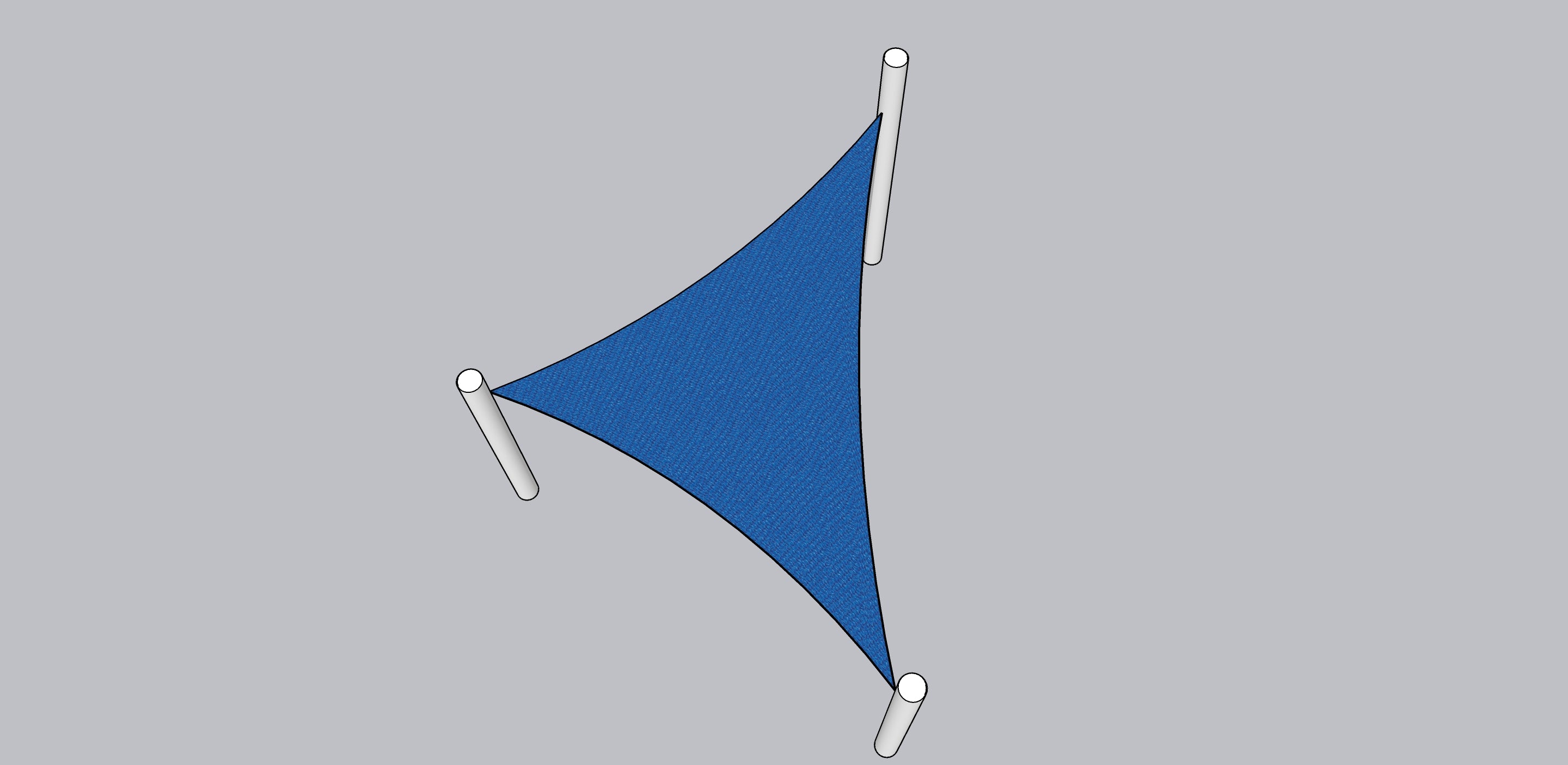 TRIANGLE Shade Sail 3m x 3m x 3m
