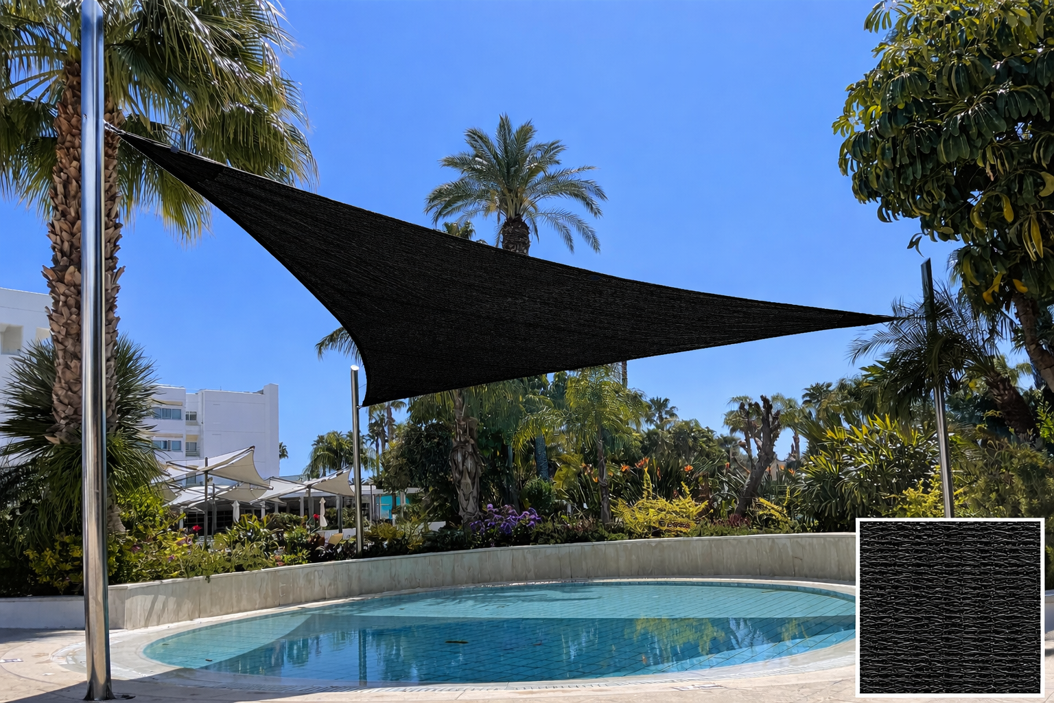 TRIANGLE Shade Sail 6m x 6m x 6m