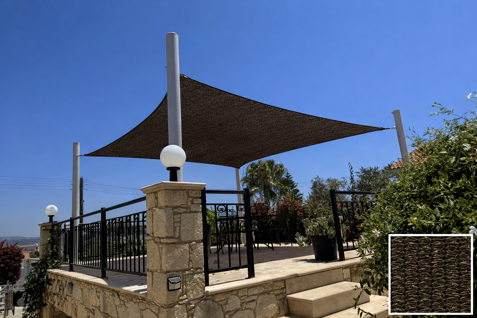 SQUARE Shade Sail 6m x 6m