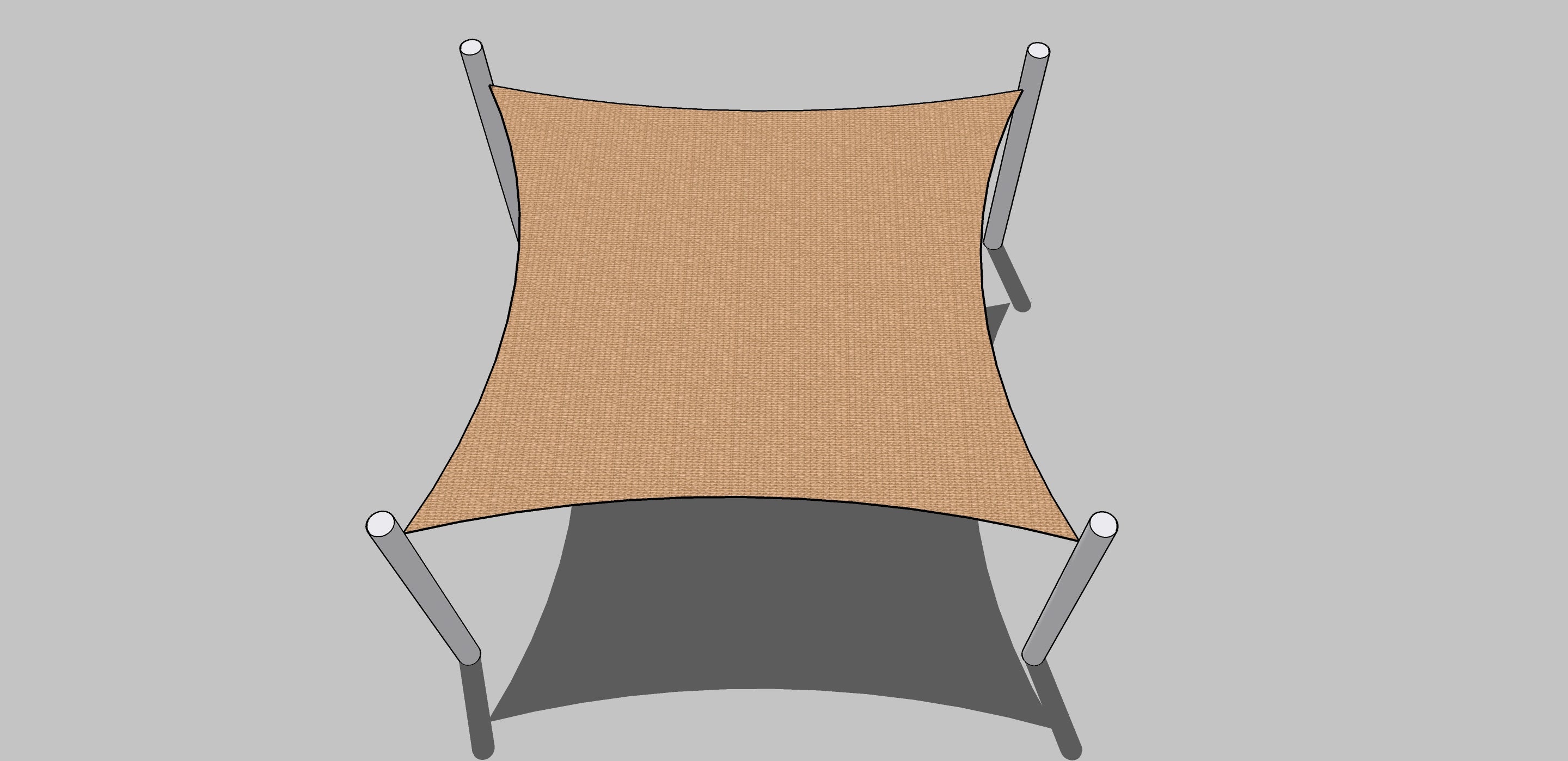 SQUARE Shade Sail 6.5m x 6.5m