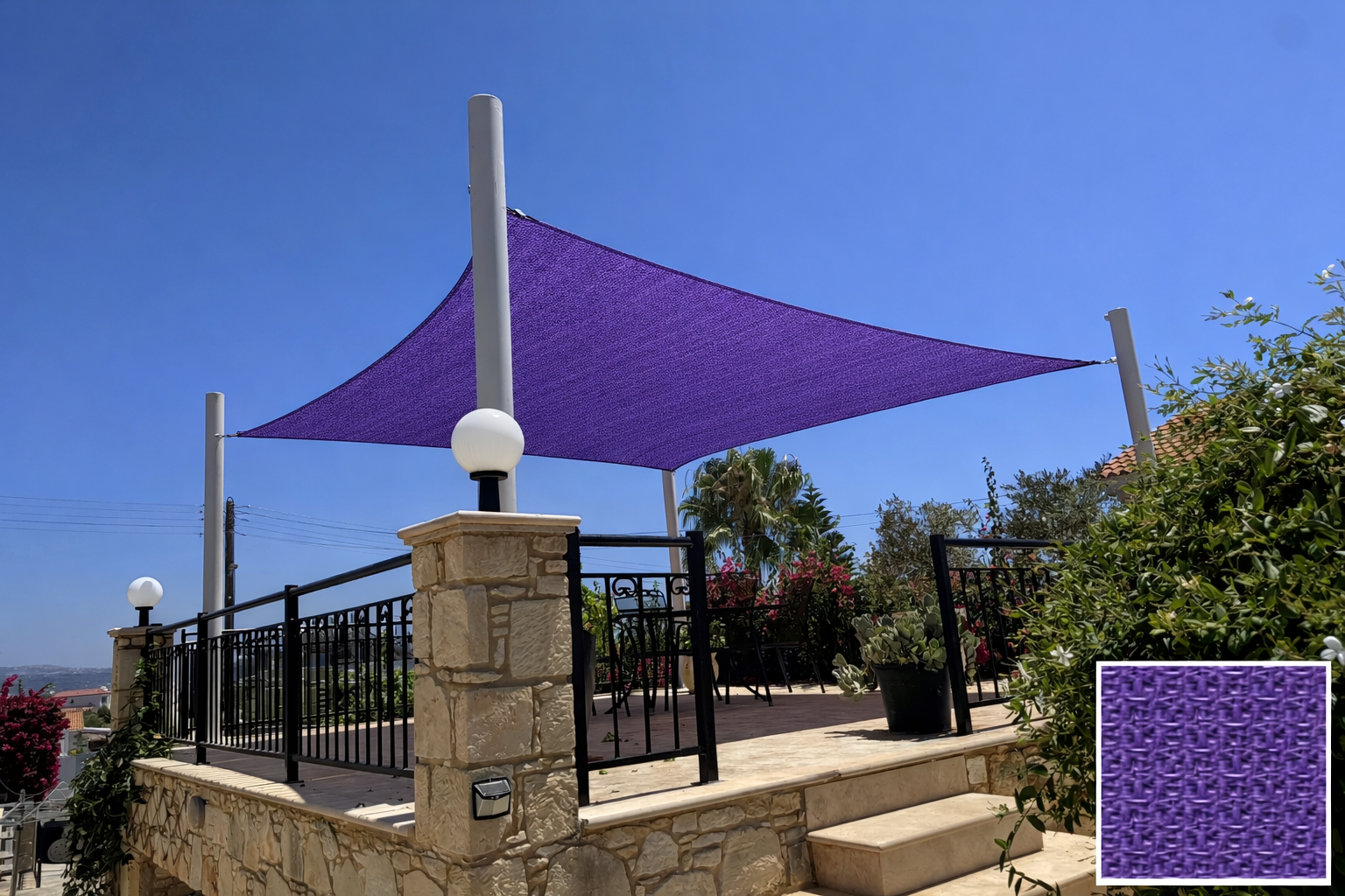 SQUARE Shade Sail 4m x 4m