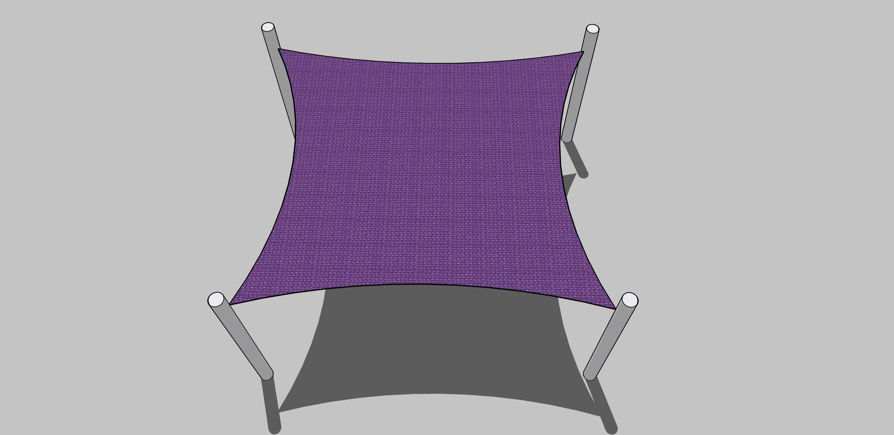 SQUARE Shade Sail 3m x 3m