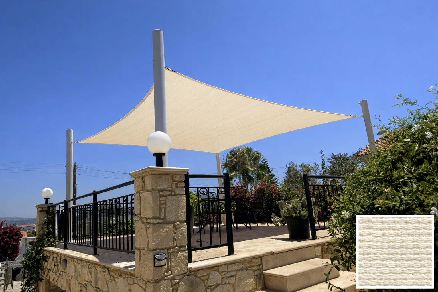 SQUARE Shade Sail 4m x 4m
