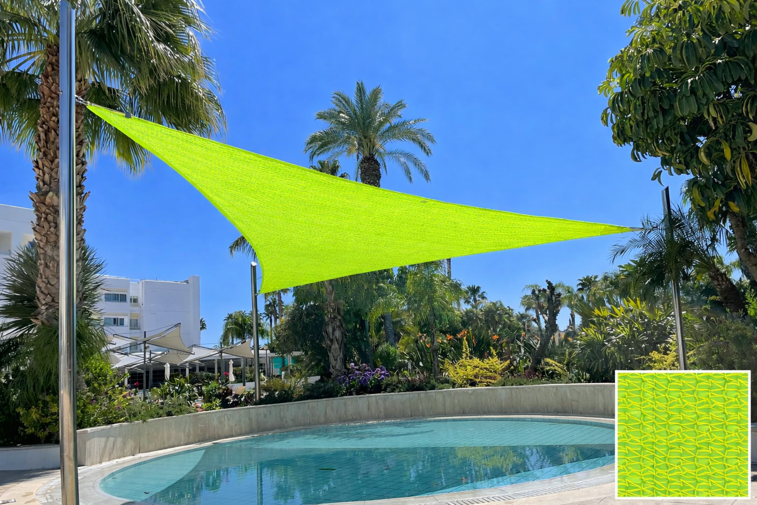 TRIANGLE Shade Sail 3.5m x 3.5m x 3.5m