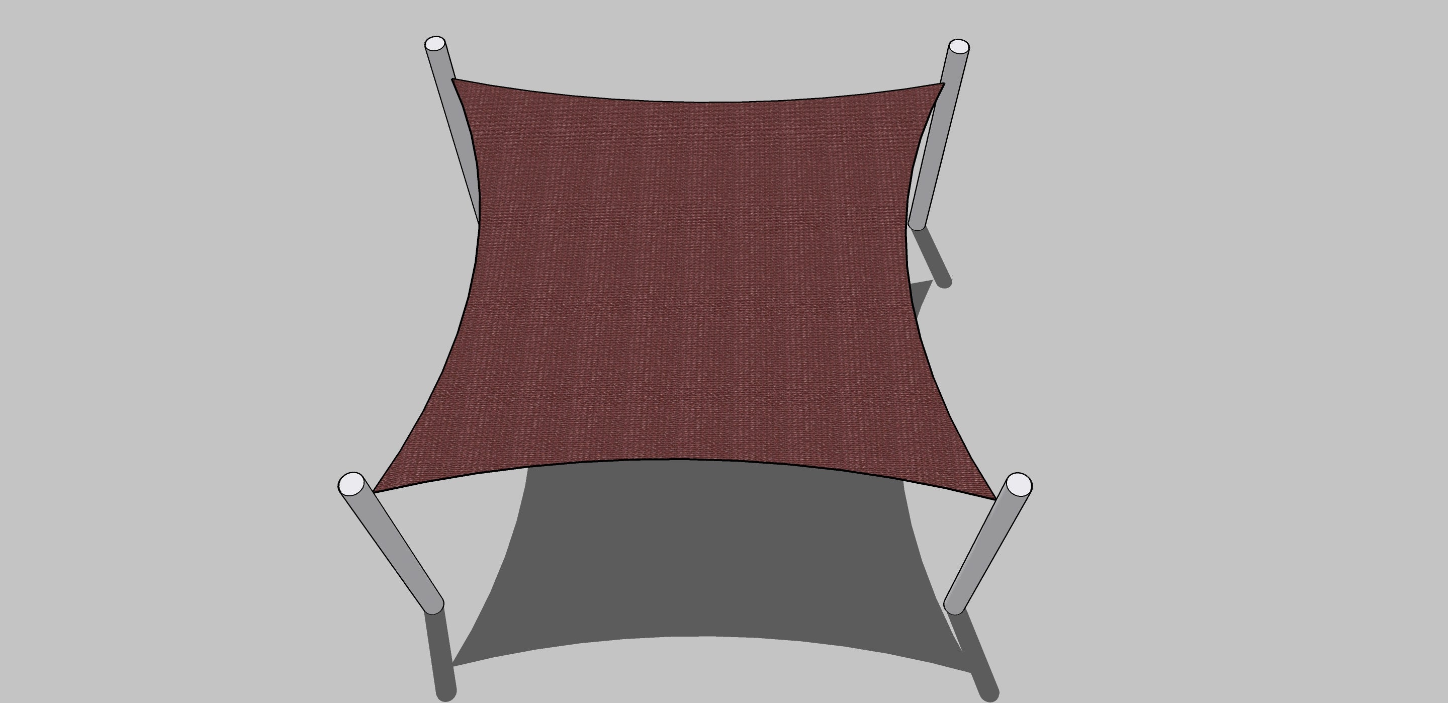 SQUARE Shade Sail 3m x 3m