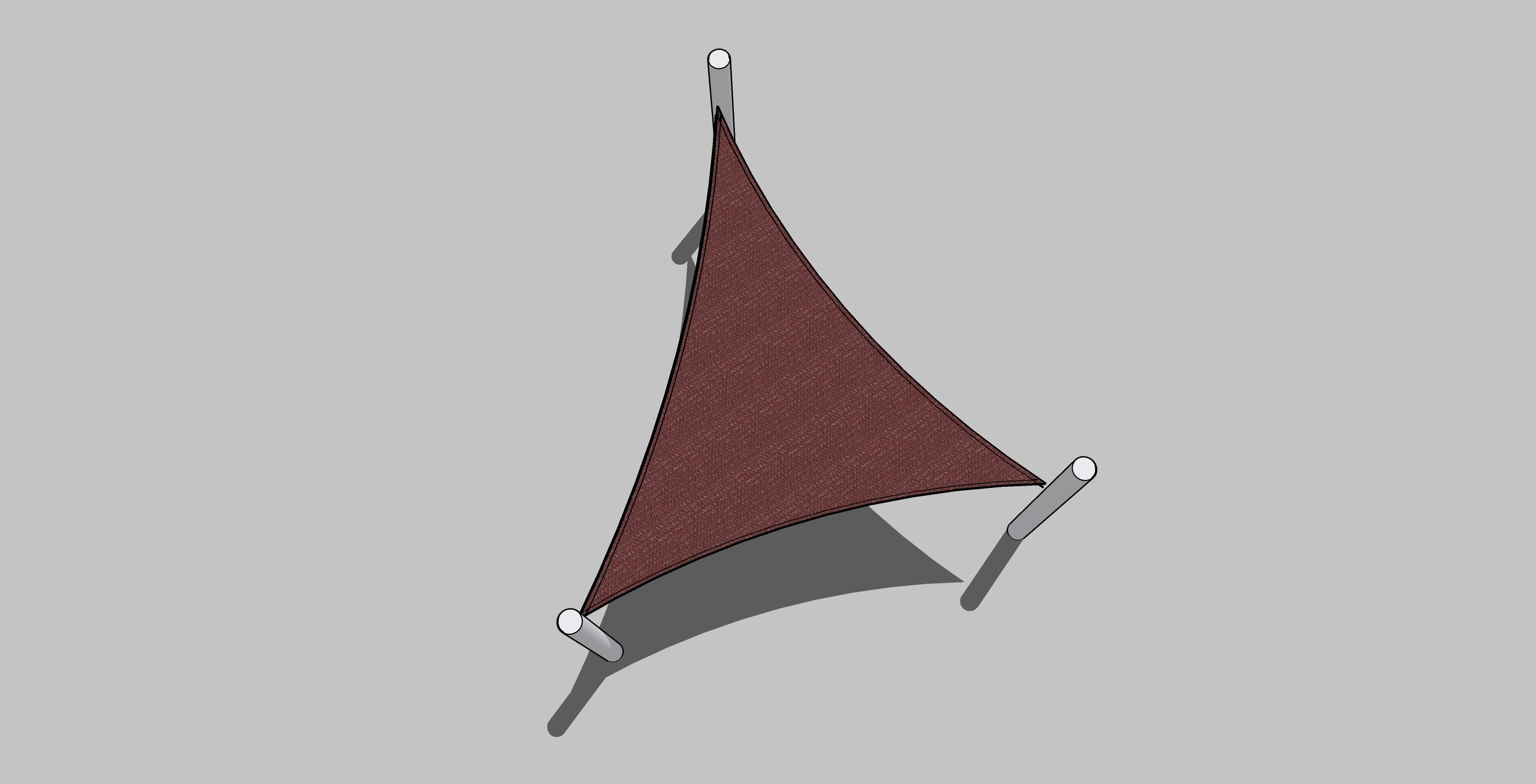 TRIANGLE Shade Sail 3m x 3m x 3m