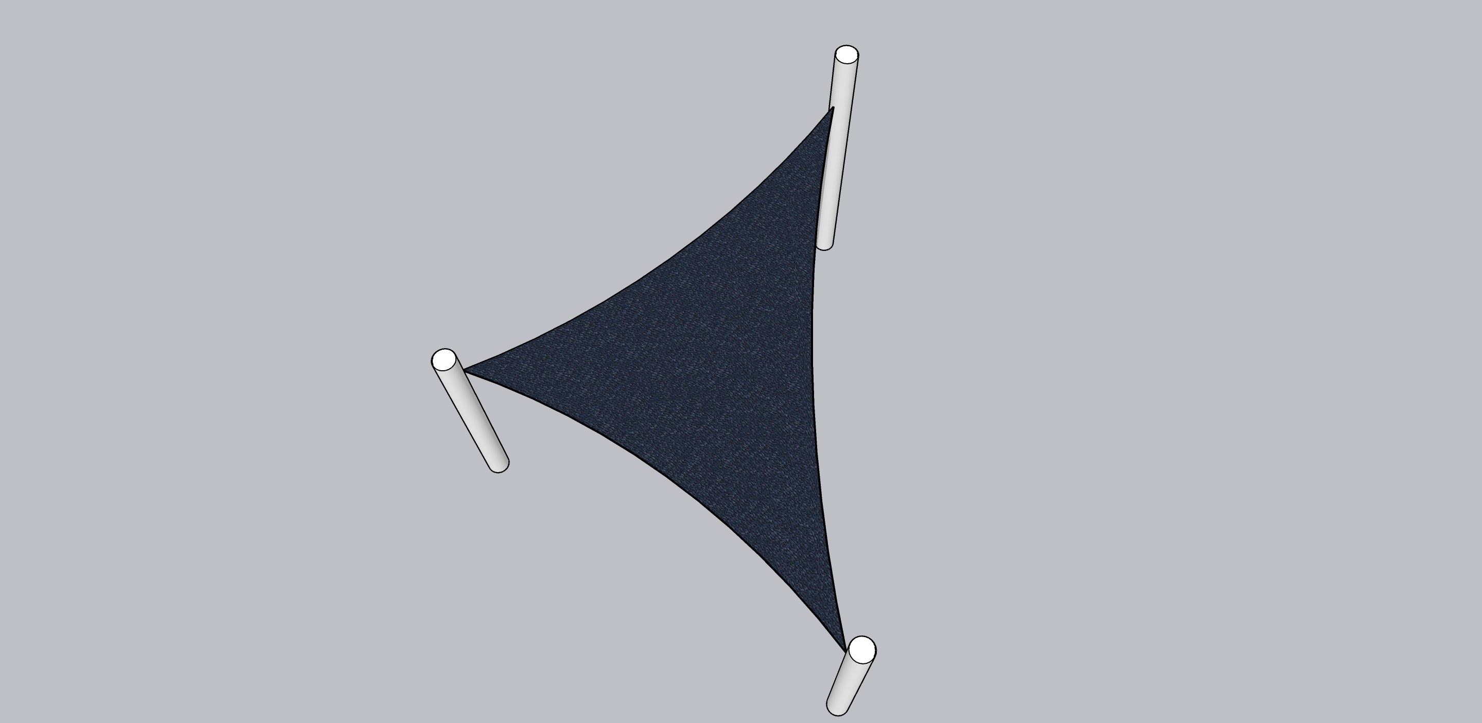 TRIANGLE Shade Sail 3m x 3m x 3m