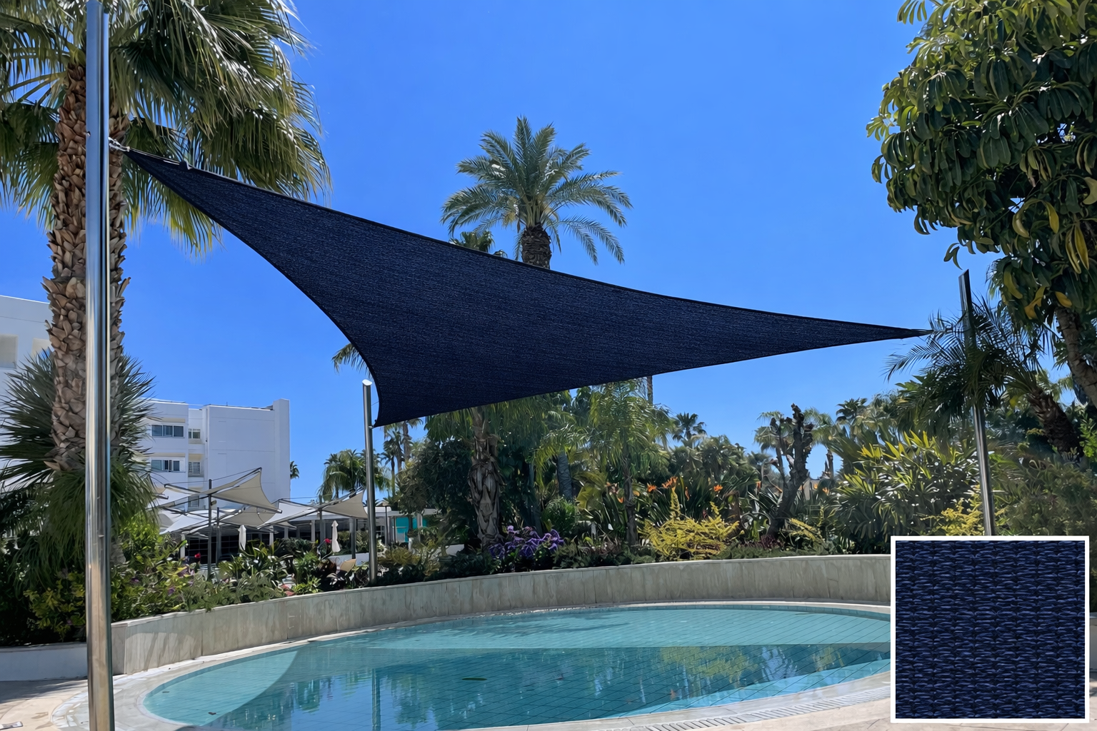 TRIANGLE Shade Sail 6.5m x 6.5m x 6.5m