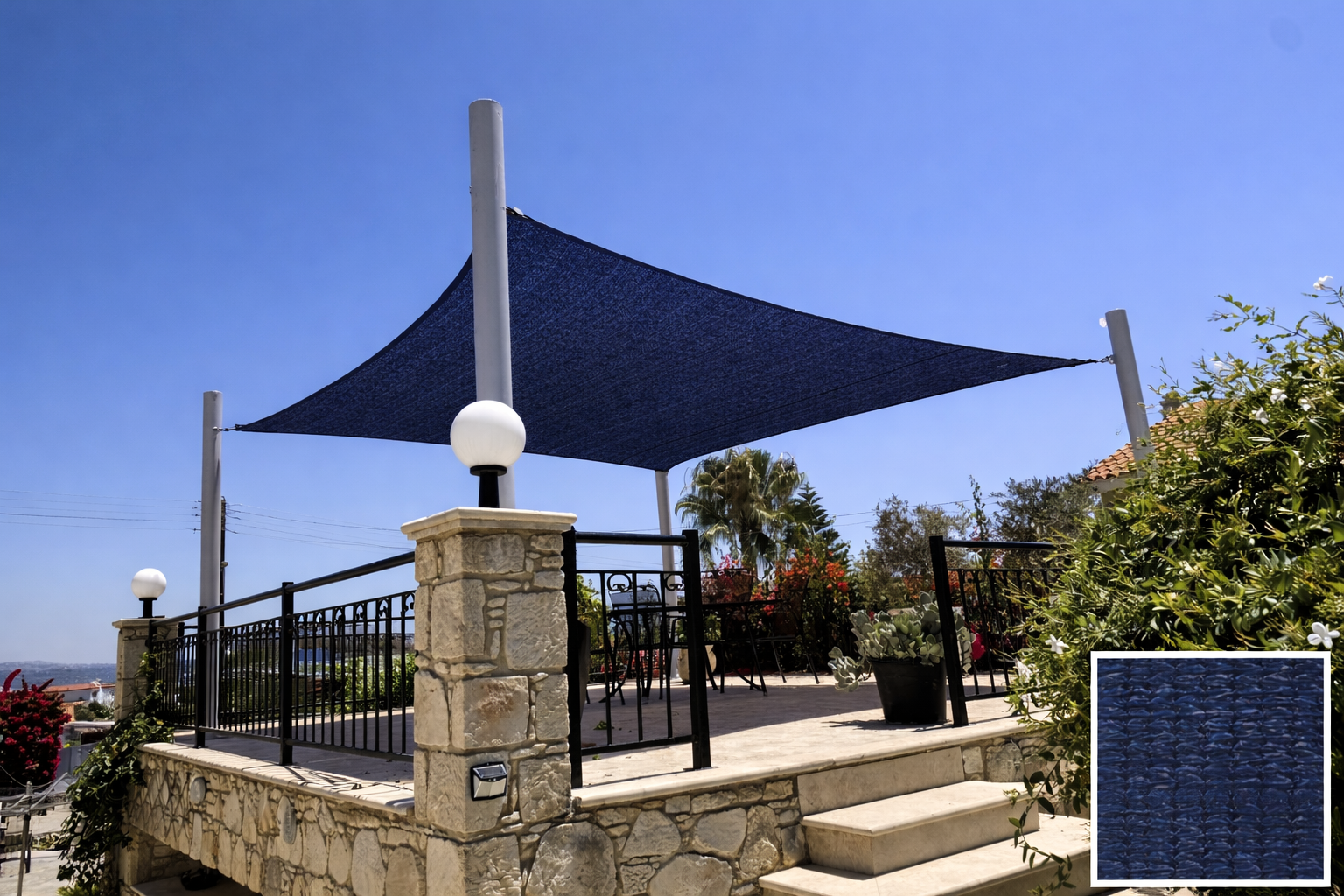 SQUARE Shade Sail 6m x 6m