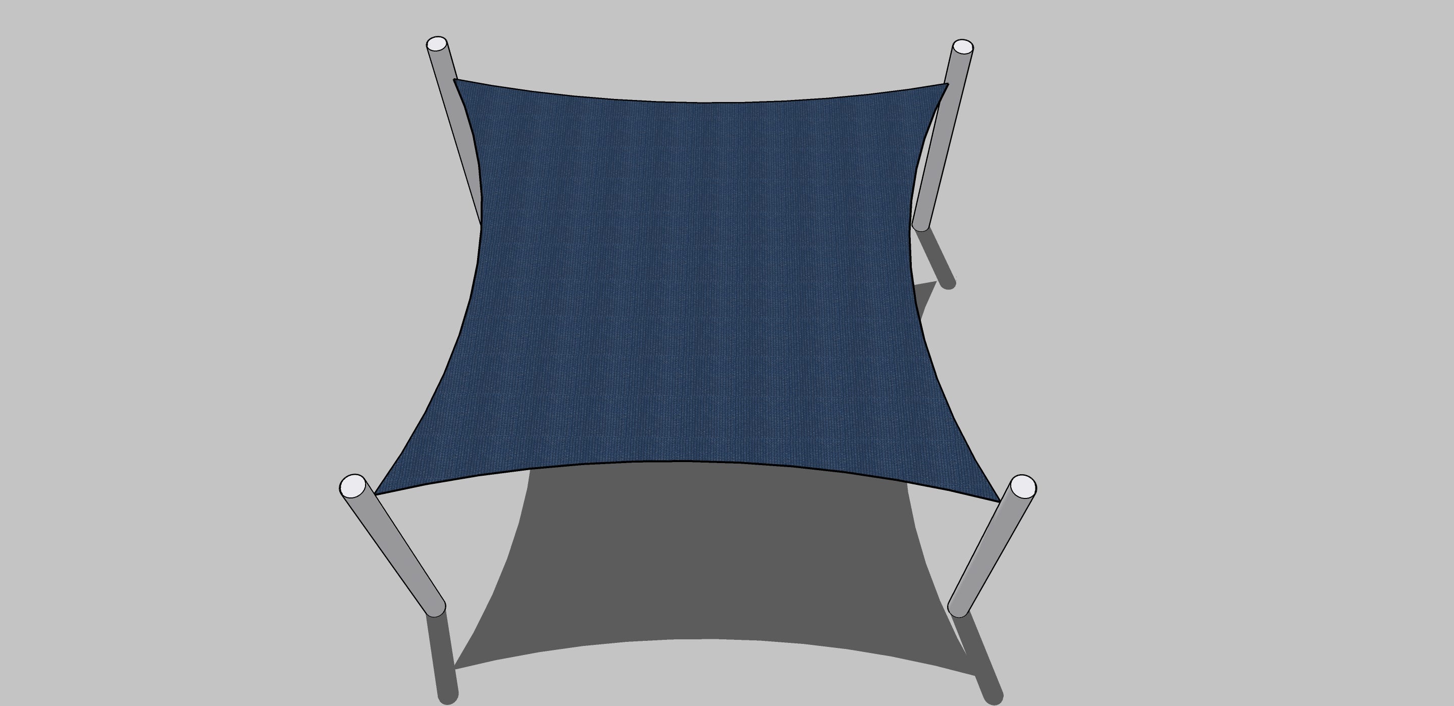 SQUARE Shade Sail 6.5m x 6.5m