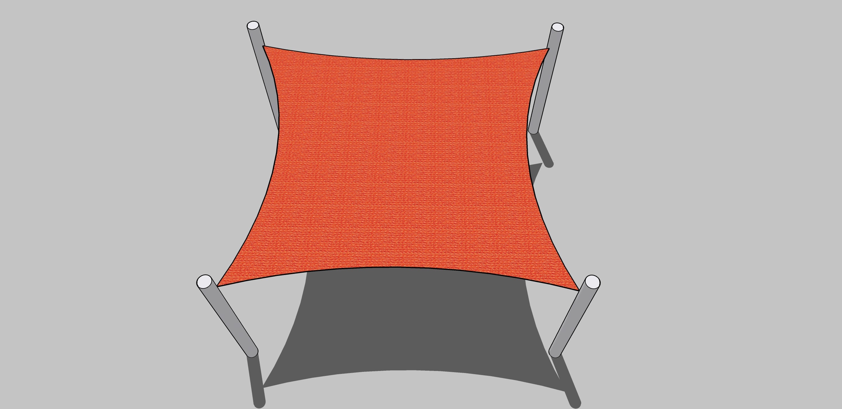 SQUARE Shade Sail 3m x 3m