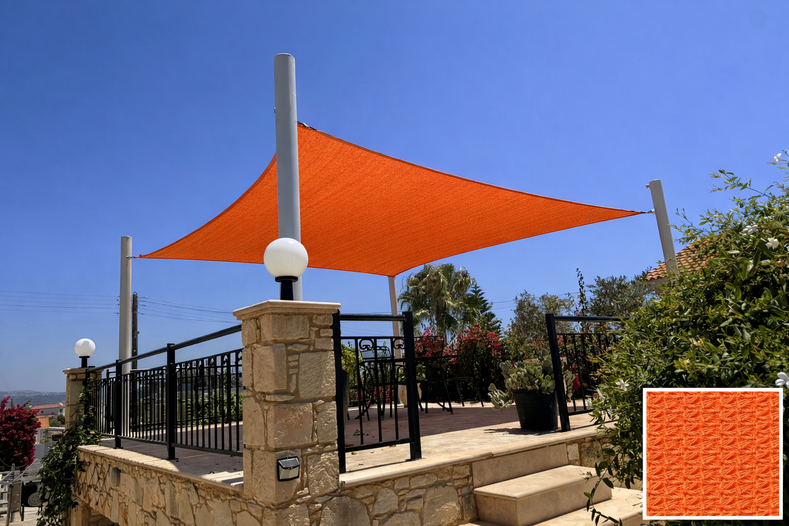 SQUARE Shade Sail 6m x 6m