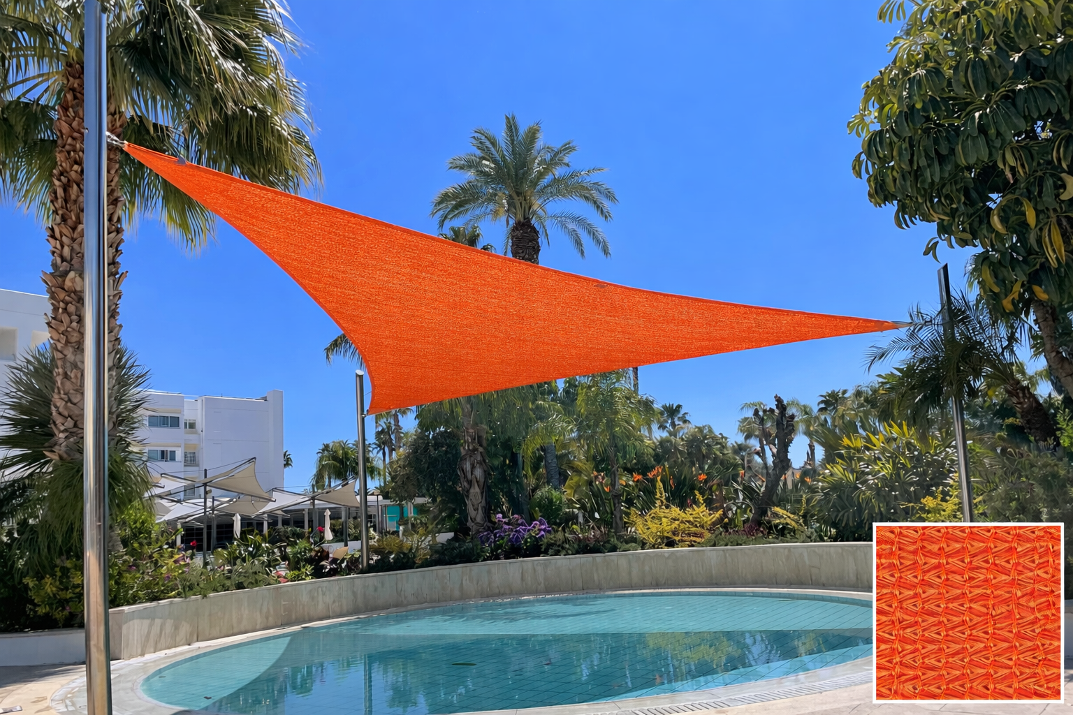 TRIANGLE Shade Sail 6m x 6m x 6m