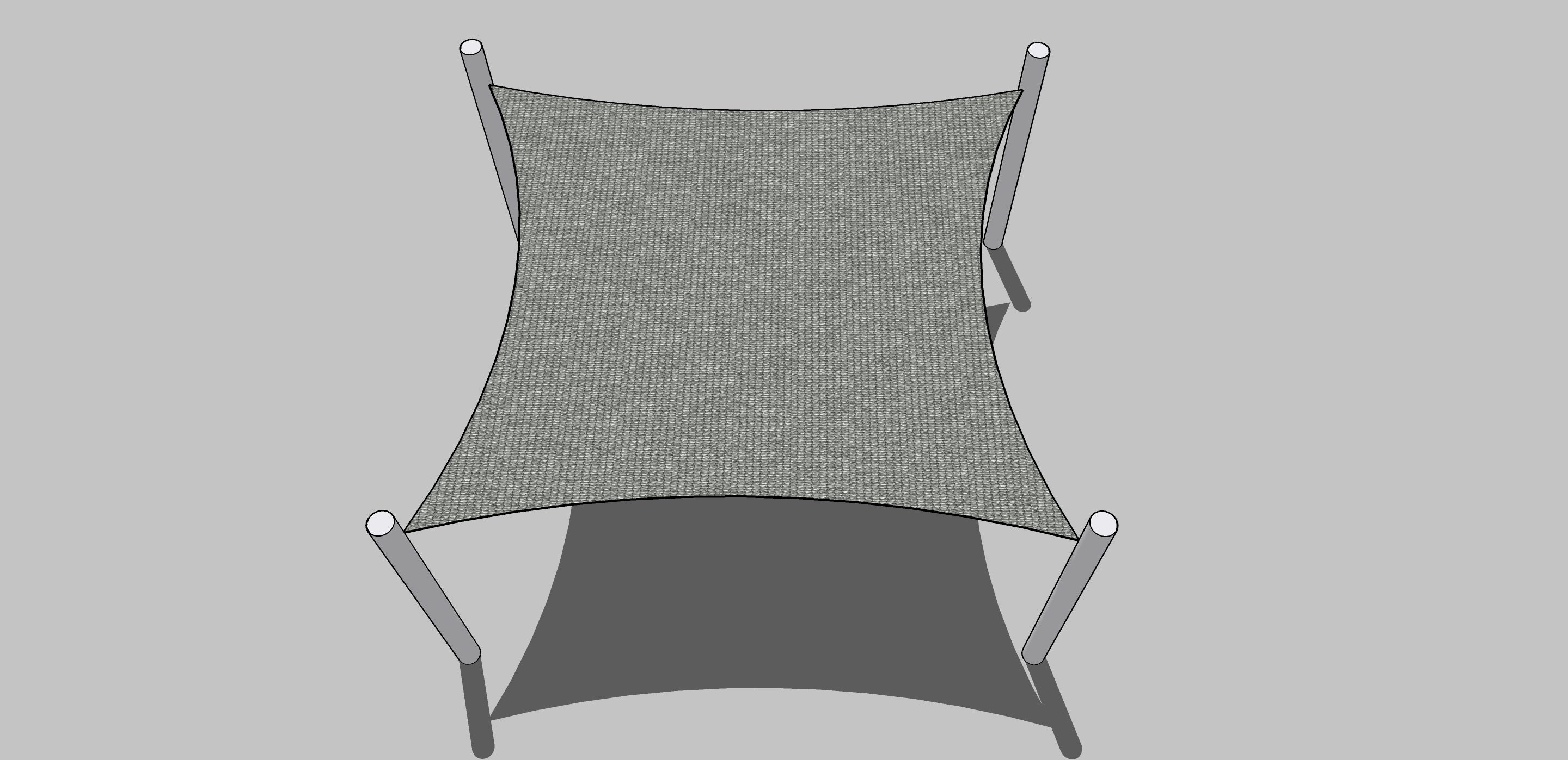 SQUARE Shade Sail 6.5m x 6.5m