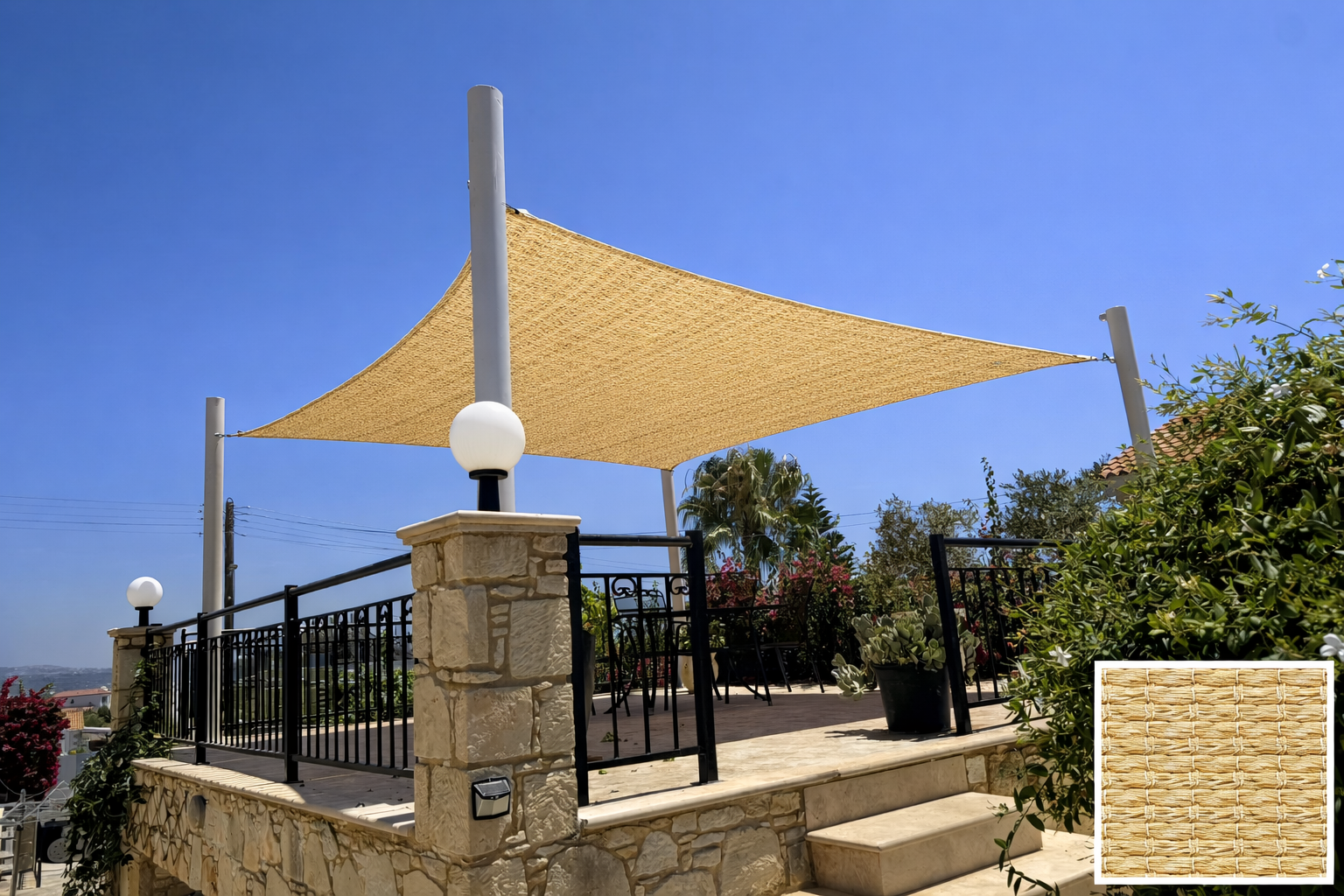 SQUARE Shade Sail 4.5m x 4.5m