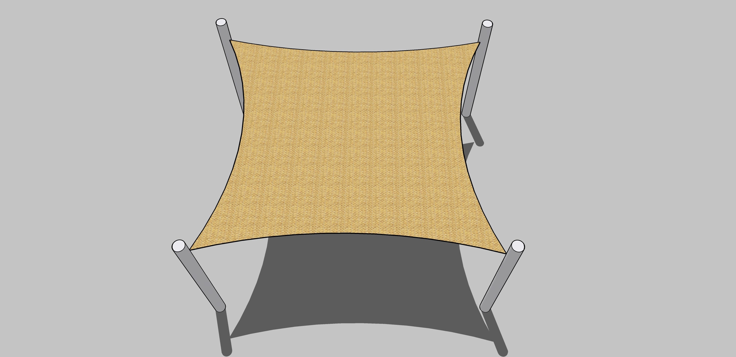 SQUARE Shade Sail 6.5m x 6.5m