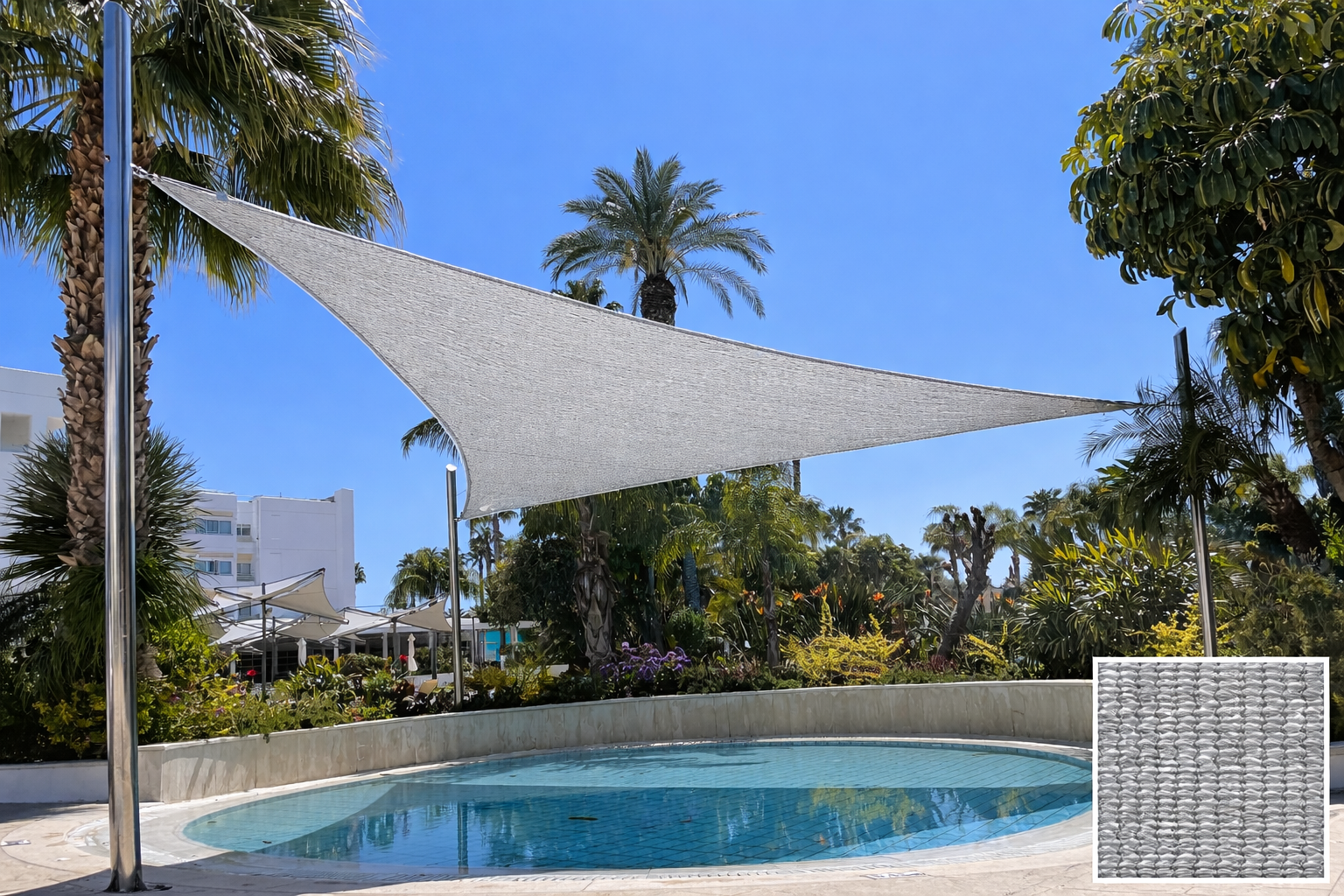 TRIANGLE Shade Sail 3m x 3m x 3m