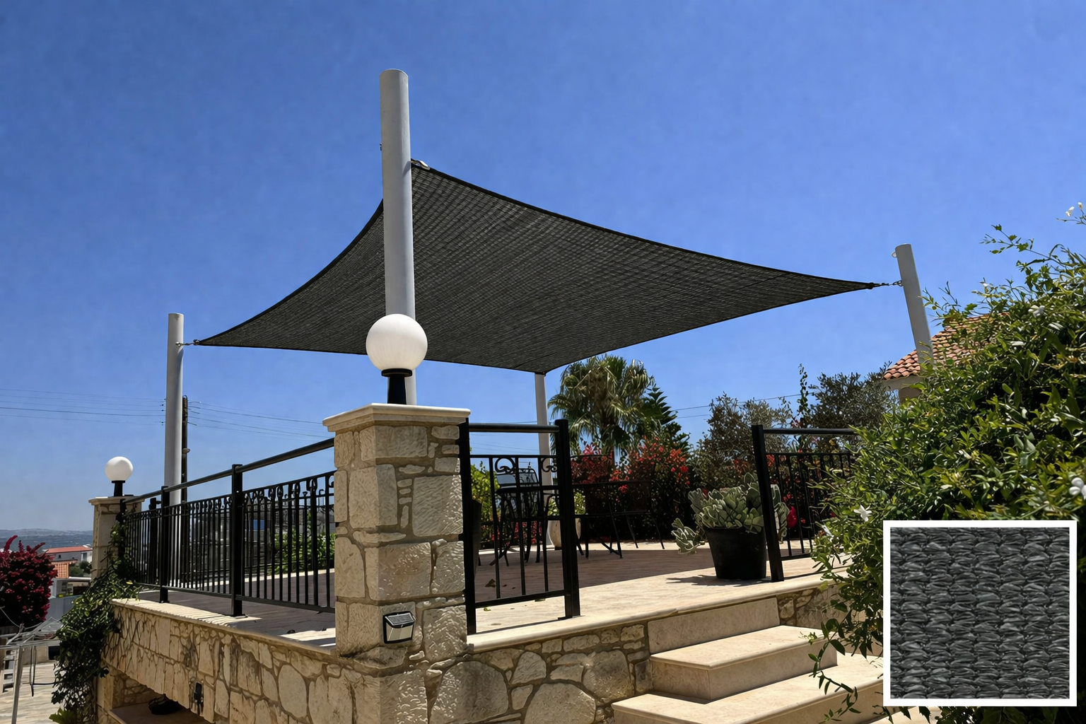SQUARE Shade Sail 3m x 3m