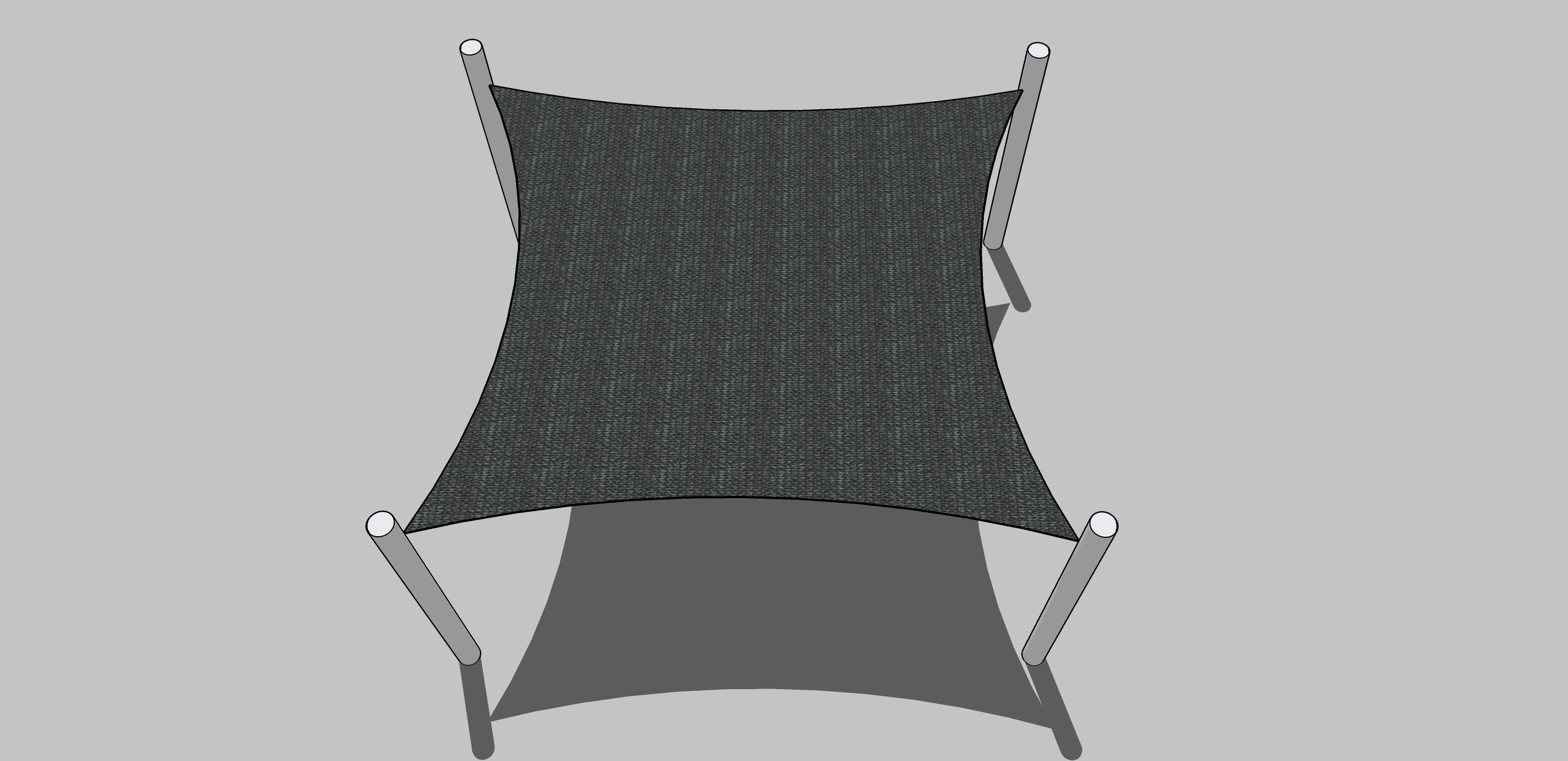 SQUARE Shade Sail 3m x 3m