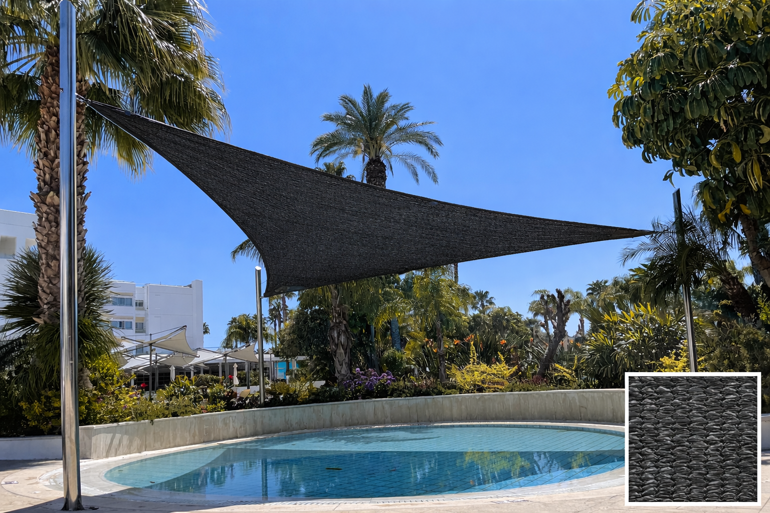 TRIANGLE Shade Sail 5.5m x 5.5m x 5.5m
