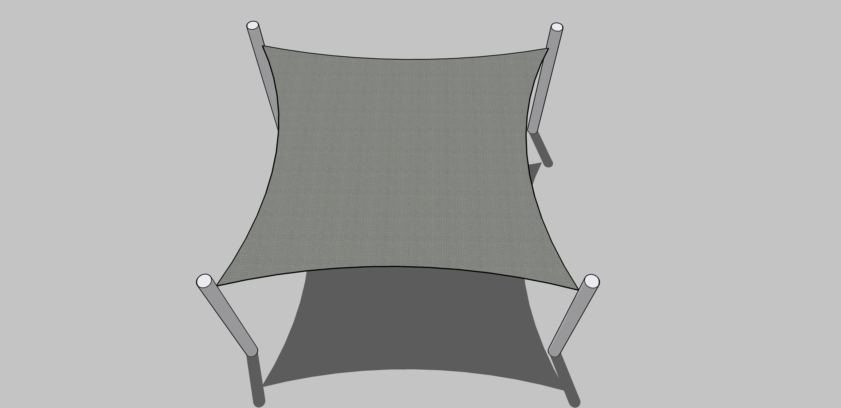 SQUARE Shade Sail 3m x 3m