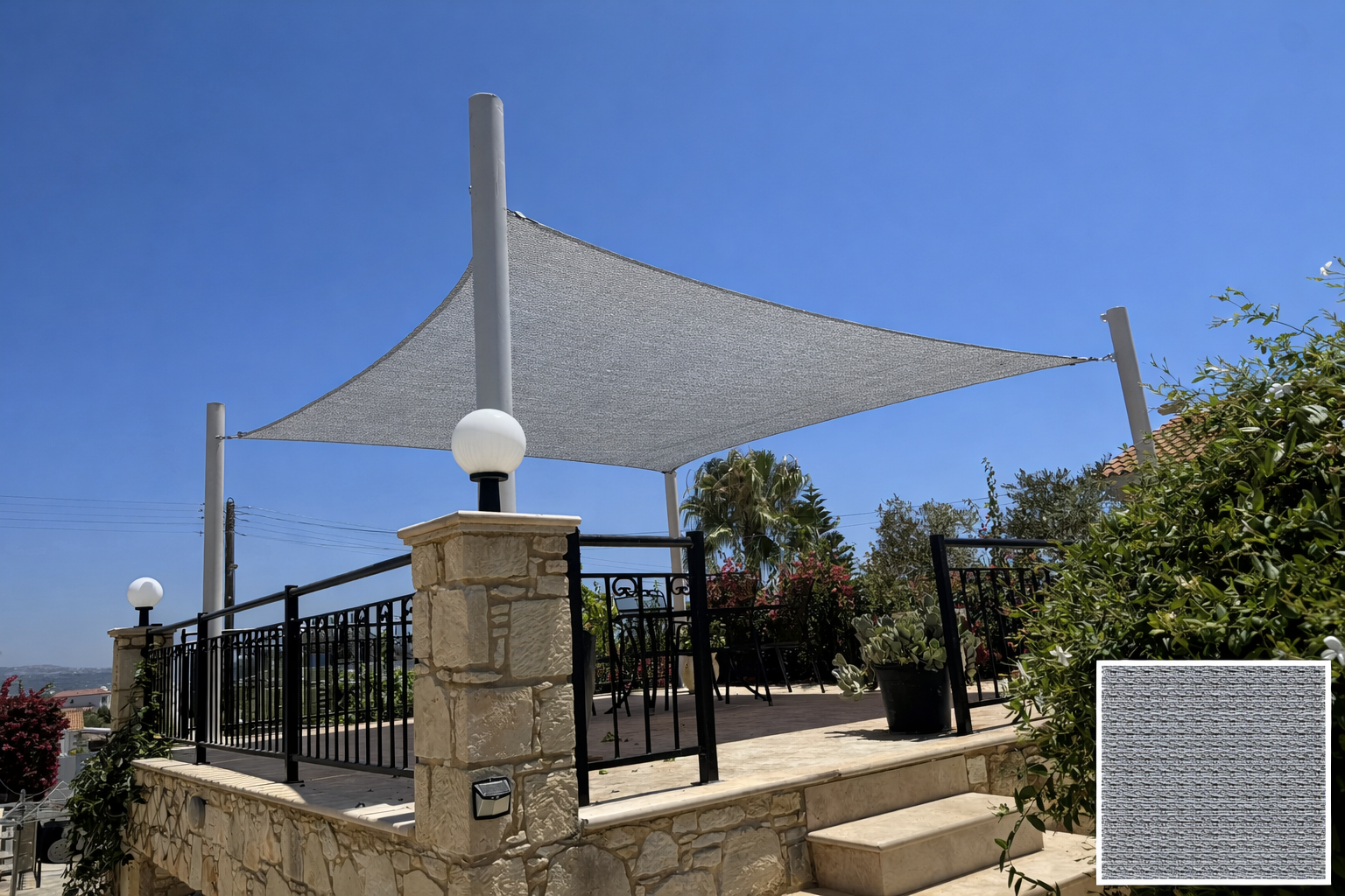 SQUARE Shade Sail 4.5m x 4.5m