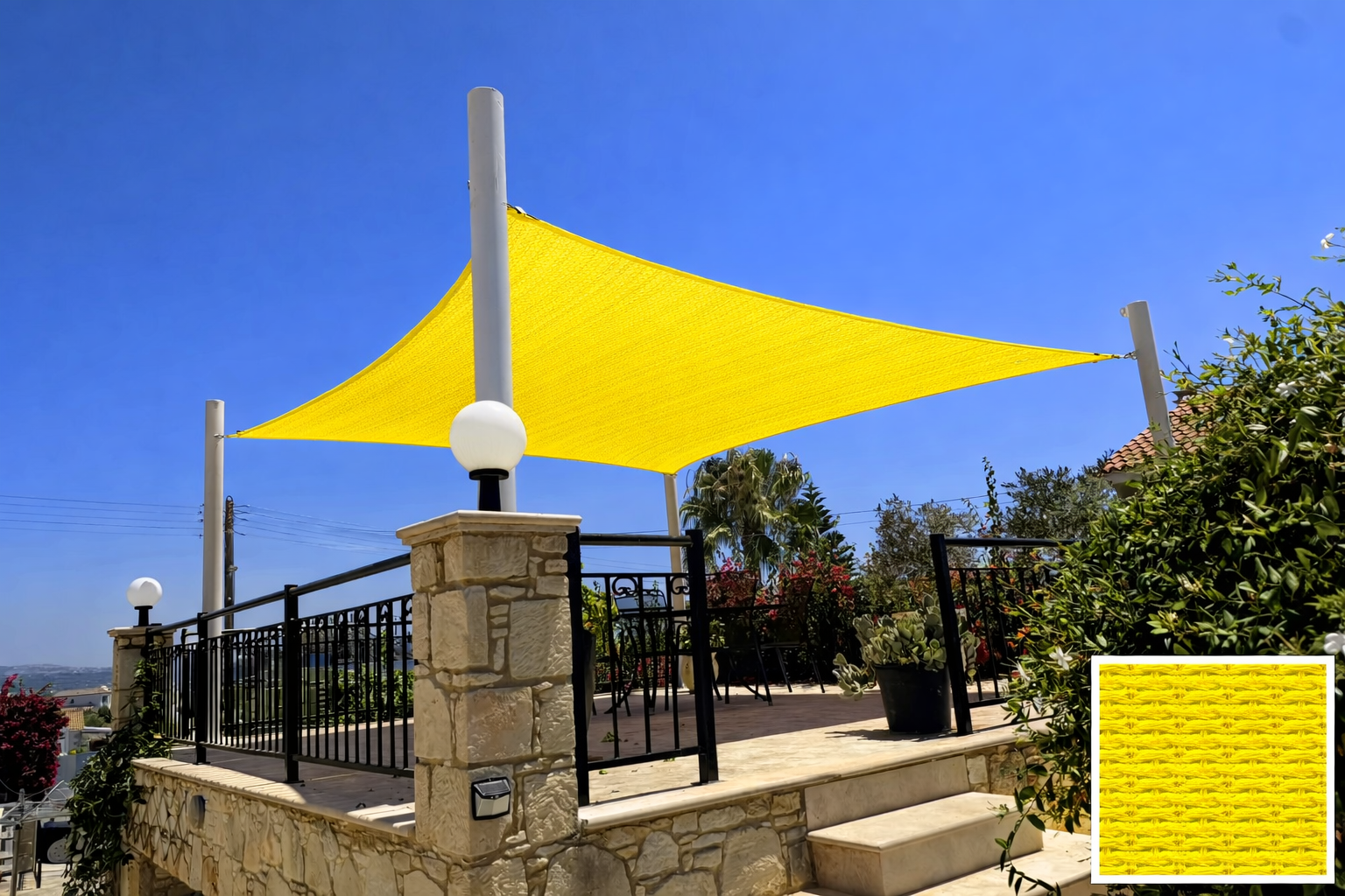 SQUARE Shade Sail 5m x 5m