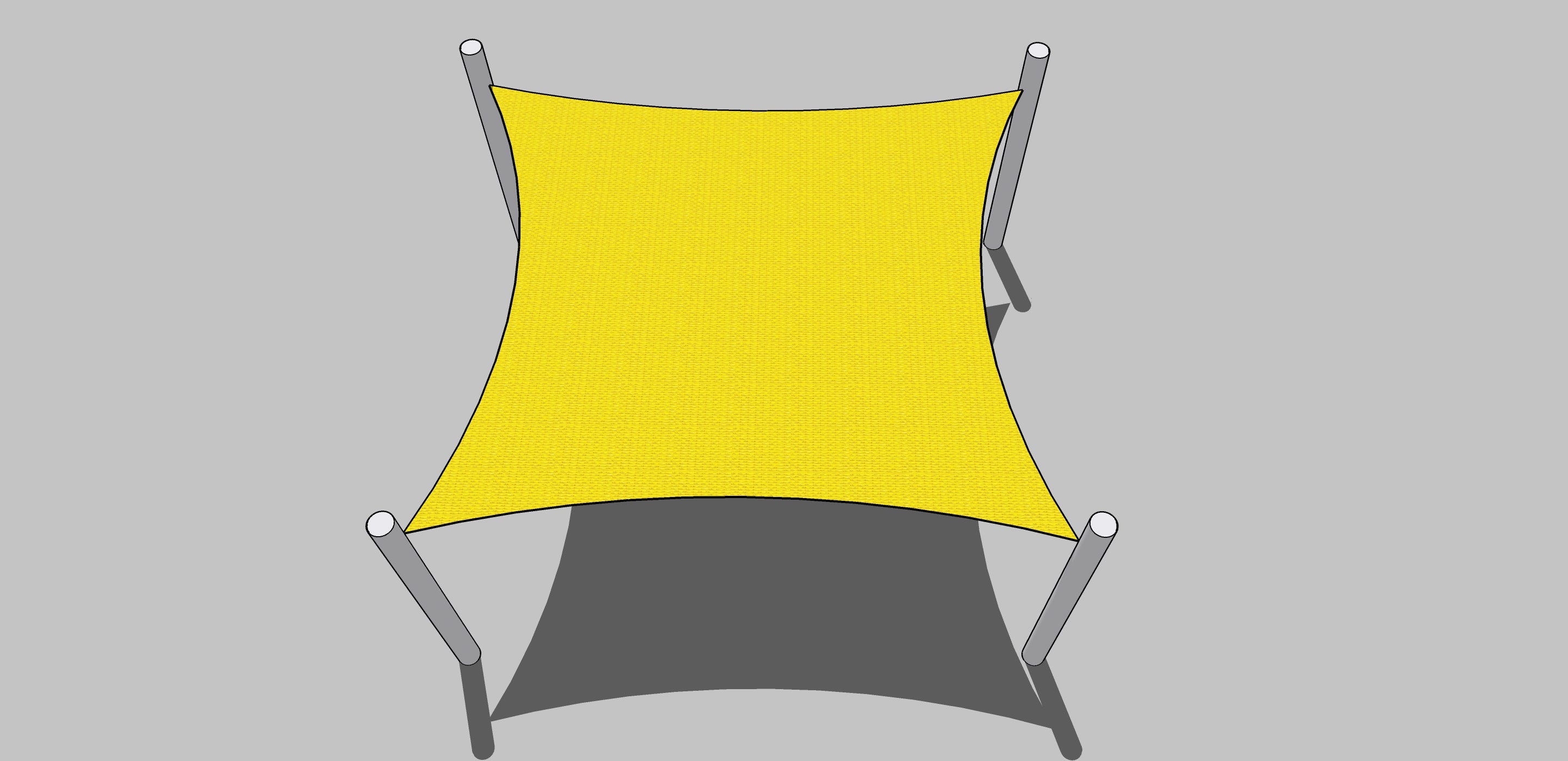 SQUARE Shade Sail 3m x 3m