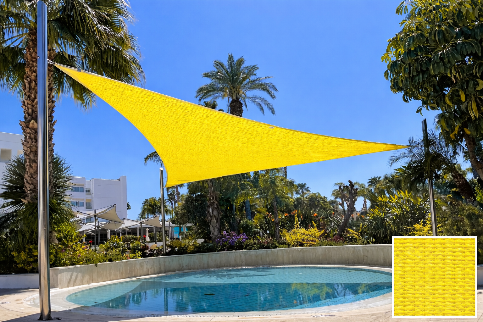TRIANGLE Shade Sail 5m x 5m x 5m